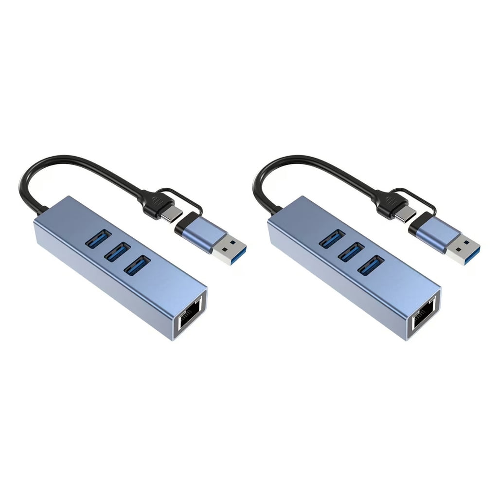 Fast Speed 1000Mbps 100Mbps USB C USB A Gigabit Ethernet Adapter Hubs For Laptops Tablets And Phones