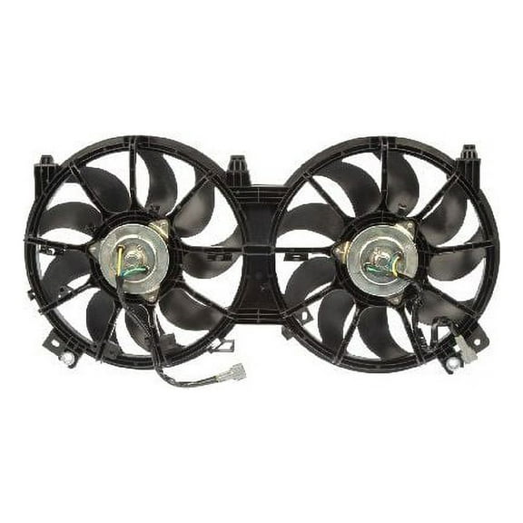 Auxiliary Fan Assembly - Compatible with 2016 - 2021 Nissan Maxima 3.5L V6 2017 2018 2019 2020