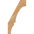 thumbnail image 3 of Ekena Millwork 3 1/2"W x 14"D x 26"H Balboa Smooth Knee Brace, Western Red Cedar, 3 of 13