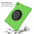thumbnail image 5 of iPad 8th Gen Case 10.2", iPad 10.2 7th Gen Case, iPad Air 3rd Gen/iPad Pro 10.5" Case, Dteck Shockproof Heavy Duty Drop Protection Case Stand Rotating Hand Secure Grip Shoulder Strap,Green, 5 of 6