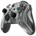 thumbnail image 5 of eXtremeRate Replacement Silver Wave Skin Front Housing Cover for Xbox Core Controller Wireless, 5 of 7