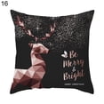 thumbnail image 1 of Funda de almohada con estampado de ciervos, funda de cojín de poliéster decorativa elástica para el hogar, 1 of 5