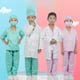 thumbnail image 3 of Ropa de médico para niños, ropa de enfermera, ropa de bata blanca para cirugía, ropa de laboratorio para jardín de infantes, ropa de juego profesional, 3 of 6