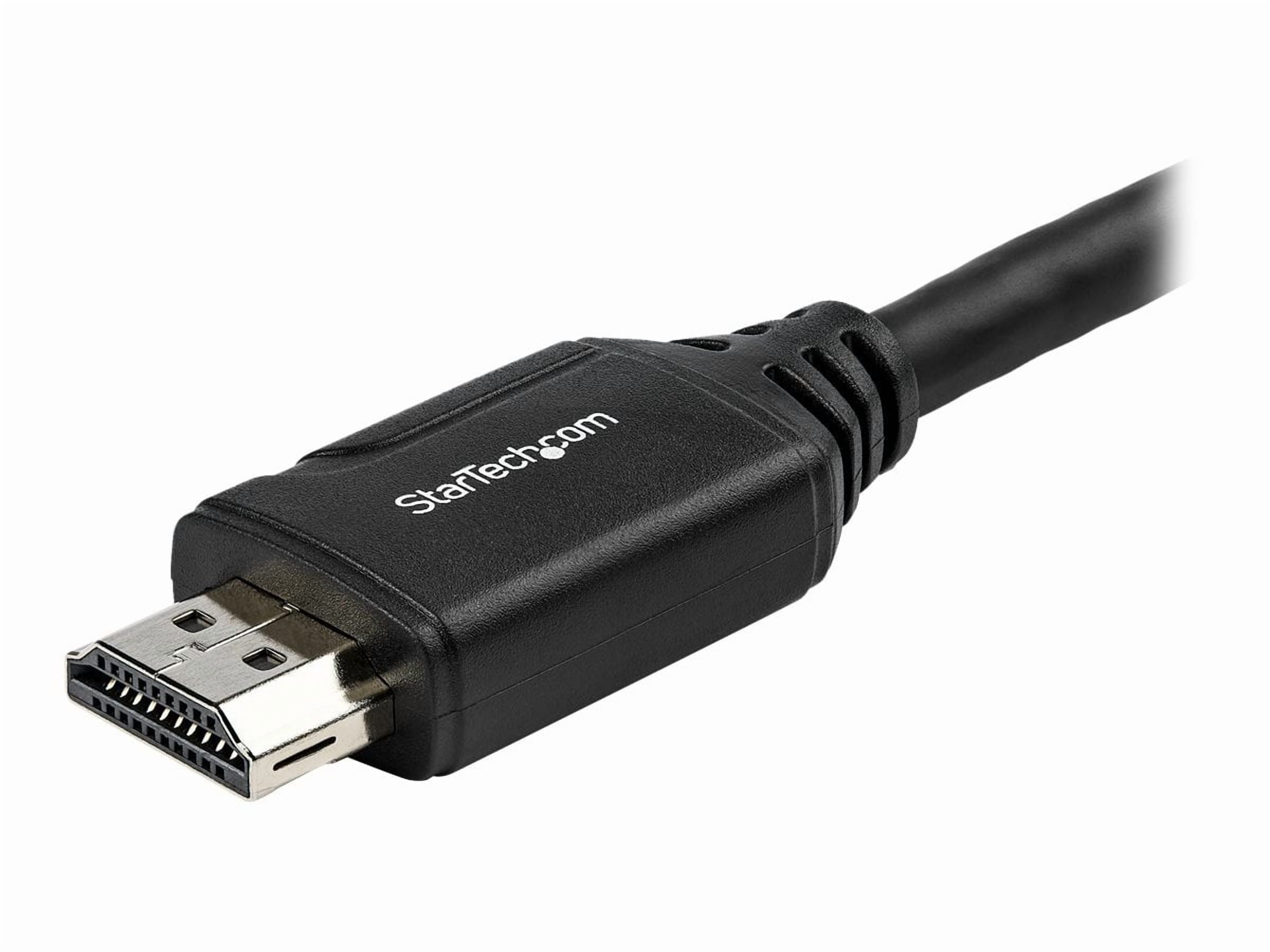 Startech.com 6in High Speed Hdmi Port Saver Cable With 4k 60hz - Short Hdmi 2.0 Male To Female Adapter Cable - Port Extnder (hd2mf6inl) - Hdmi Extension Cable - Hdmi Male Straight To Hdmi Female