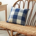 thumbnail image 4 of Lojalitet - Fundas de almohada a cuadros para porche delantero, patio, casa de campo, fundas de cojín decorativas retro, decoración del hogar para sofá, muebles, juego de 2, 4 of 5