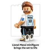 LEGO Editions Lionel Messi – Soccer Highlights - Building Set for Boys & Girls, Ages 10+ Fathers Day Gift - Kids Bedroom or Shelf Decor W/ Plaque - 43011