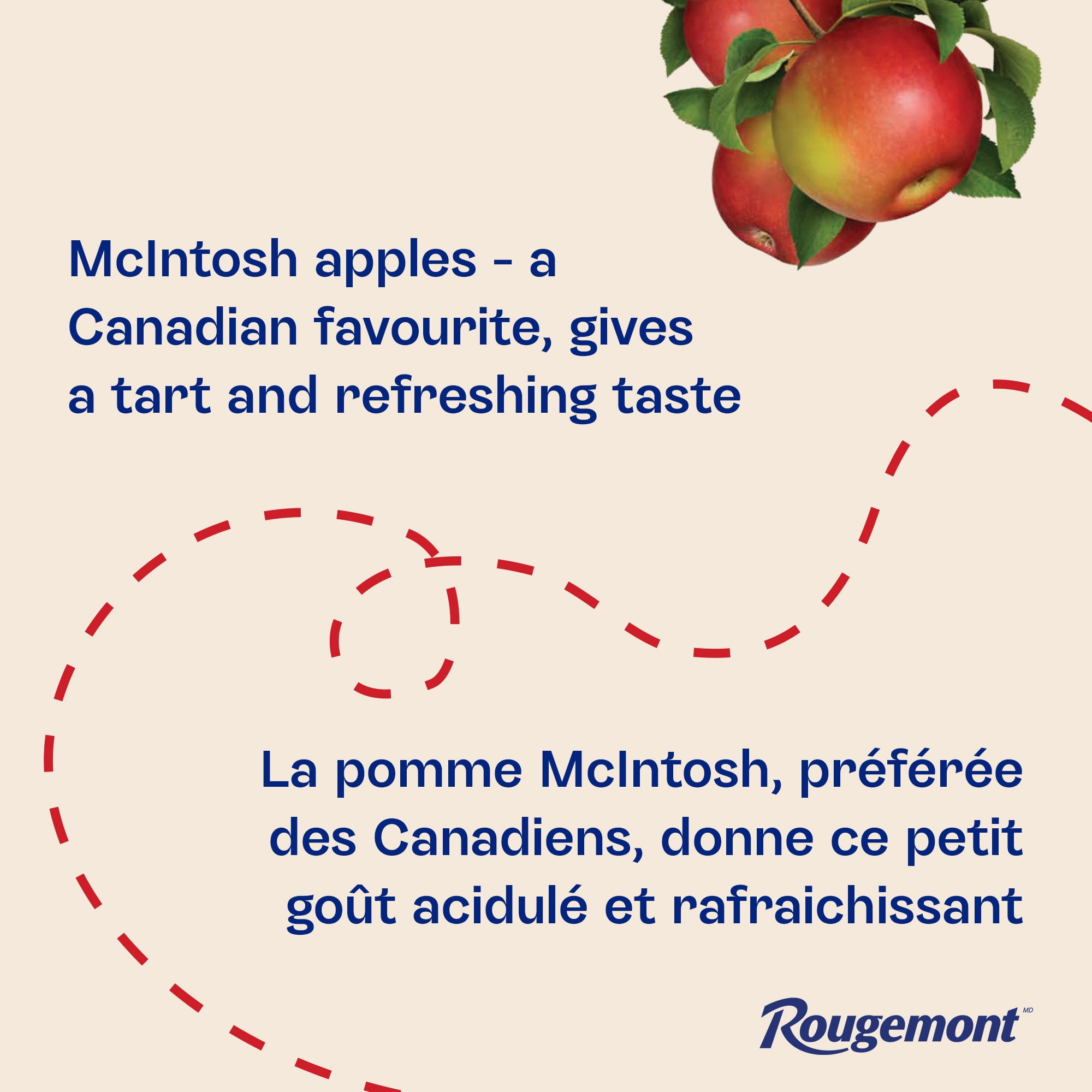 Rougemont 100% Pure McIntosh Apple Juice, 2 L