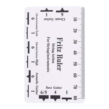 String Height Ruler, Accurate String Action Gauge Ruler For Luthier For ...