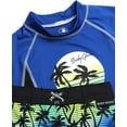 thumbnail image 2 of Body Glove Boys’ Rash Guard Set – UPF 50+ Short Sleeve Swim Shirt and Bathing Suit Trunks – Swimwear Set for Boys (4-12), 2 of 7