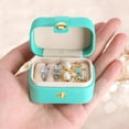 thumbnail image 2 of Dalrosia Small Jewelry Ring Box Mini Travel Jewelry Case Portable Ring Storage Case for Rings Earrings, Gifts for Women Girls, 2 of 6