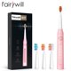 thumbnail image 3 of Cepillo de dientes eléctrico sónico Fairywill FW-507, recargable por USB, resistente al agua, cabezales de repuesto para cepillos de dientes electrónicos para adultos, 3 of 5