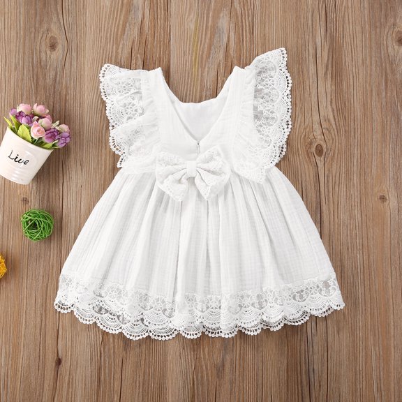 Okbabeha Little Big Sister Matching Outfits Newborn Baby Girl Romper/Toddler Girl Tutu Dress Girls Summer Clothes Lace Sleeveless Romper/Dress