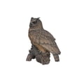 thumbnail image 3 of Hi-Line Gifts 23.5" Eagle Owl on Stump Outdoor Garden Statue, 3 of 5