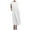 White, variant on Women's Summmer Dress Casual Solid Cotton Linen Sleeveless Dress Plus Size Retro Crew Neck Cover Up Midi Dress S-5X