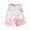 Hot Pink A6, variant on Hrsba Kids Summer 2 Piece Outfits Sets,Girl Casual Sleeveless Round Neck Shorts Printed Set Breathable Two Piece Set,Toddler Summer Round-Neck Tank Top Sets