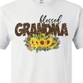 thumbnail image 4 of Inktastic Blessed Grandma Sunflowers and Leopard Print T-Shirt, 4 of 5