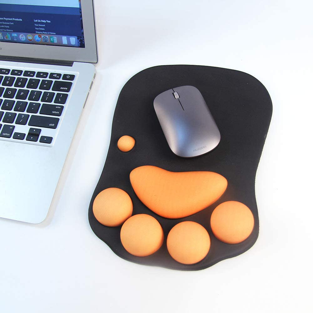 Cat Paw Mouse Pad Wrist Support Wrist Rest Cushion Comfort Mouse Pad Mouse Mat 