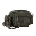 thumbnail image 1 of Fishing Storage Bag, Fishing Waist Pack  Zipper Multi Layer Multi Functional  For Outdoor For Cycling Military Green, 1 of 8