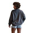 thumbnail image 2 of Women's Gameday Couture Charcoal Tennessee Titans Seal The Deal Premium Drop Shoulder Fleece Sweatshirt, 2 of 2