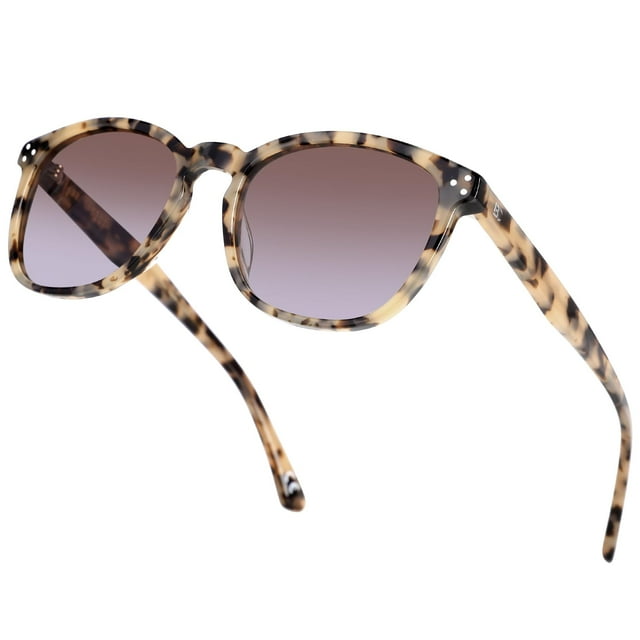 Gafas de Sol Polarizadas Bircenpro BC2110 UV400 para Mujer con Montura de Acetato