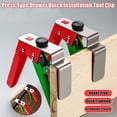 thumbnail image 2 of Quick Installed Clamp of Drawer Front Panels Woodworking Jigs Tool Adjustable Press Type Cabinet Face Frame Clamp Mounting Clip (B), 2 of 7