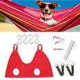 thumbnail image 2 of kusrkot Animal Toilettage Hamac Aide Pratique pour Chien Chat Retrait de l'Oreille M Rouge M, 2 of 9
