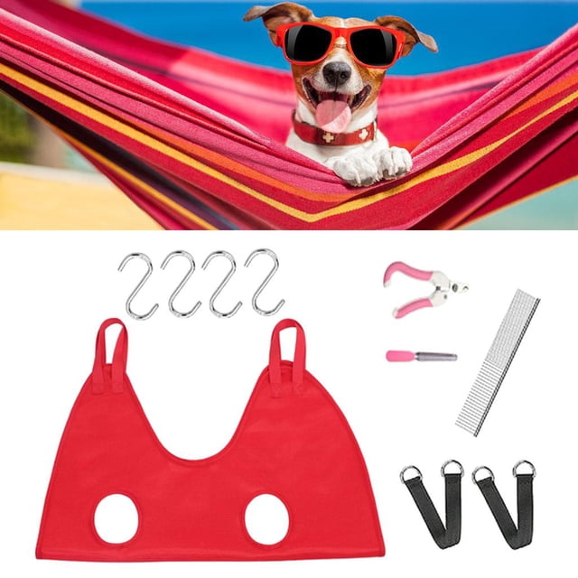 de hamaca para el atención de mascotas, bolsa de suministros, arnés, toalla de secado para , eliminación de , corte, perro, gato METRO Salvador Mascotas Hamaca de aseo