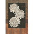 thumbnail image 2 of Brent, Paul 11x14 Black Ornate Wood Framed with Double Matting Museum Art Print Titled - Santorini Dahlias, 2 of 4