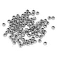 thumbnail image 2 of Perles à Grand Trou, Perles Rondes à Grand Trou 200 Perles Perles d'Artisanat pour Bracelet pour Collier pour Pendentif Or, Argent, Gris, 2 of 7