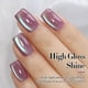thumbnail image 3 of Esmalte de uñas en gel Double Rhythm Ice Glass Cat Eye 15 ml, color morado, 3 of 7