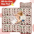 thumbnail image 4 of Multicolor Christmas Camping Pattern Toddler Nap Mats for Kids Preschool,50"x20" Sleeping Mat Bag or Kids,Toddler Sleeping Bag,Toddler Nap Mat or Daycare, 4 of 6