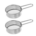 thumbnail image 1 of 2 unids de acero inoxidable Cocina para hornear tamices en polvo Sieves antisépticos (plata), 1 of 5