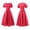 Red, variant on Dpytoraw Big Girls Regency Dresses Ruffled Medieval Classical Puff Sleeve Empire Waist Dress Gown Girls Sundresses,Black Size 16-18 Years