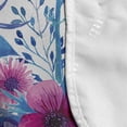 thumbnail image 4 of Spring Microwave Oven Cover, Romantic Watercolor Pattern with Nosegay Flowers Print, Water Resistant Organizer with Pockets for Kitchen, 36" x 12", Azure Blue Pink, by Ambesonne, 4 of 4