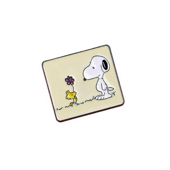 Peanuts Cartoon Dog and Woodstock Characters 1 Inch Tall Enamel Metal Pin