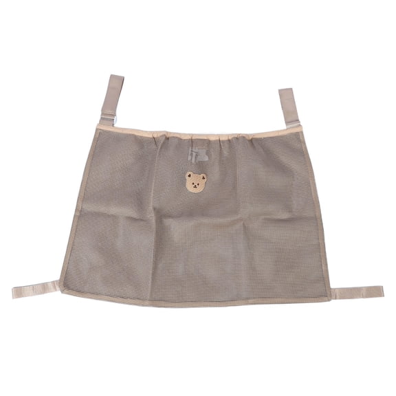 LAZIOEGR Large Capacity Stroller Mesh Hanging Bag – Multifunctional Organizer for Baby, Home & Outdoor Use, Khaki