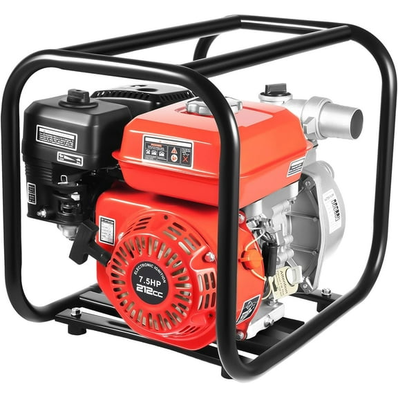 7.5hp High Power Pump, 2/3 Inch Agricultural IrrigationPump, High Pressure Pumps Sewage Pump With 7.5 Meters Of Water Pipe For Irrigation, Drainage