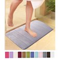thumbnail image 1 of URMAGIC Coral Velvet Memory Foam Stripes Non-slip Absorbent Quick-dry Shower Bath Mat Tub Bathroom Rug Pad Bathroom Mats, 1 of 7