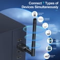 thumbnail image 6 of Zexmte USB Bluetooth Adapter PC,Bluetooth 5.4 Dongle with Antena 150M Long Range Signal Receiver Desktop Adapter Plug &Play Bluetooth Adapter for PC Windows 11/10/8.1/7, 6 of 10