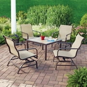 Mainstays 5pc Sling Tile Top Chat Set-table