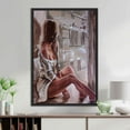 thumbnail image 4 of Woman Sitting On The Floor, Canvas Print, Canvas Wall Art, 3D Printed Canvas, Woman Poster, Sensual Artwork, Sensual Woman Poster, Canvas Wall Decor - Gallery Wrapped, 4 of 5