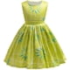thumbnail image 5 of Disfraz de Cosplay de película de Disney para niñas, disfraz de disgusto verde, vestido de princesa de dibujos animados Joy + traje de peluca, vestido de carnaval de Halloween, 5 of 5