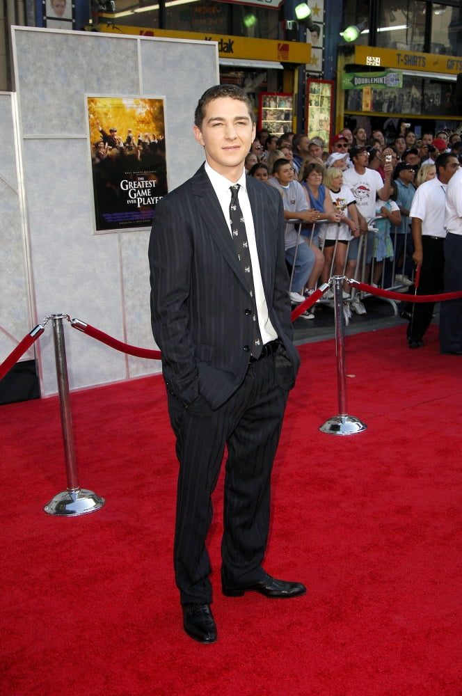 Shia Labeouf At Arrivals For The Greatest Game Ever Played Premiere The