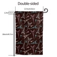 thumbnail image 7 of Wukai Eiffel Tower Print Garden Flag 12.5x18 Inch Double Sided Sun-resistant Rain-resistant, Wrinkle-resistant Colorfast(Only Flag), 7 of 7