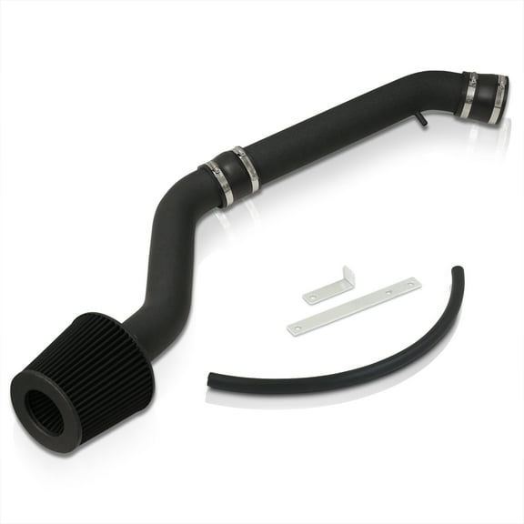 AJP Distributors 2.75" Performance Cold Air Intake CAI Induction System Filter Black Aluminum Piping Compatible/Replacement For Honda Civic Del Sol EG EJ 1.5L 1.6L SOHC 1992 1993 1994 1995 1996 1997