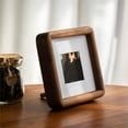 thumbnail image 3 of Cadre photo en Bois Véritable Coin Rond Couleur Teck pour table Balançoire, 3 of 5