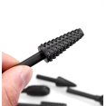 thumbnail image 5 of 10 Wood Rasp Set Rasp Set Wood Shank Milling Kit Drill Bit Drill Tools Wood Carving Sander Wheel Sander Cone Shank Twist Drill Bit For Rotary Tools, 5 of 5