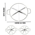 thumbnail image 4 of Inteprter Molde de acero inoxidable para cortar pasteles, herramienta de precisión para prensar pizzas y hacer porciones de pan y pastel. Cocina y Comedor do, 4 of 6