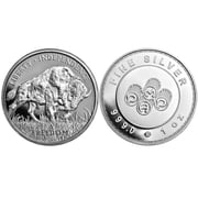 Pamp 1-oz Silver Buffalo Round .999 Fine