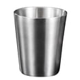 thumbnail image 2 of Cheers.US 175ml/300ml Premium Grade Stainless Steel Pint Cups Water Tumblers Unbreakable, Stackable, Brushed Metal Drinking Glasses, Chilling Beer Glasses, for Travel, Outdoor, Camping, 2 of 7
